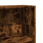 vidaXL Bibliothèque chêne fumé 40x24x109 cm bois d'ingénierie