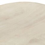 vidaXL Tabourets de bar lot de 4 bois de manguier massif