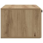 vidaXL Meuble TV mural 78 5 x 41 x 30 cm Chêne artisanal