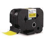 Ruban jaune 9 mm pour étiqueteuse brother