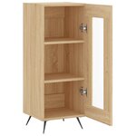 vidaXL Buffet Chêne sonoma 34 5x34x90 cm Bois d'ingénierie