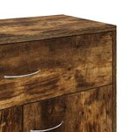 vidaXL Buffet Chêne fumé 60x30x75 cm Bois d'ingénierie