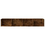 vidaXL Armoire murale chêne fumé 99x18x16 5 cm bois d'ingénierie