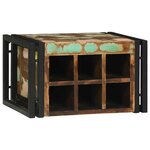 vidaXL Étagère à vin 46 x 35 x 27.5 cm Bois massif de récupération