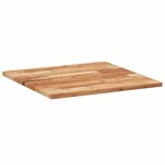 vidaXL Dessus de table carré 60x60x2 cm bois massif d'acacia