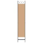 vidaXL Paravent 4 panneaux Beige 160 x 220 cm Tissu
