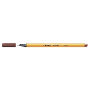 Stylo-Feutre POINT 88 Pointe Fine 0 4 mm sienne brûlée STABILO
