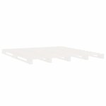 vidaXL Cadre de lit sans matelas blanc 160x200 cm bois de pin massif