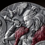 Pièce de monnaie en Argent 2000 Francs g 62.2 (2 oz) Millésime 2024 Way to Valhalla FREYDIS EIRIKSDOTTIR