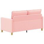 vidaXL Canapé Rose 156 x 81 x 87 5 cm Tissu