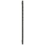 vidaXL Tête de lit murale Gris 106x3x91 5 cm Bois massif de pin