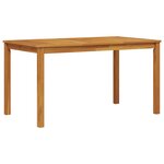 vidaXL Set de Salle à Manger de Jardin 5 Pièces en Bois Massif d'Acacia