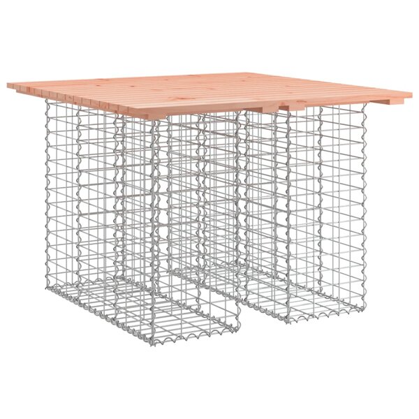 vidaXL Banc jardin design gabion 100x102x72 cm bois massif de douglas