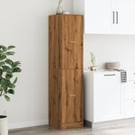 vidaXL Armoire d'apothicaire chêne artisanal bois d'ingénierie