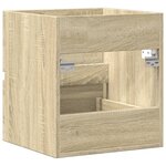 vidaXL Armoire d'évier Chêne sonoma 41x38 5x45 cm Bois d’ingénierie