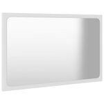 vidaXL Ensemble de meubles salle de bain 2 Pièces blanc bois d'ingénierie