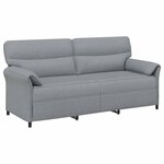 vidaXL Canapé 100  polyester  cadre en métal  MDF  Contreplaqué