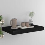vidaXL Étagère murale flottante noir 40x23x3 8 cm MDF