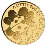 Pièce de monnaie en Or 1000 Francs g 0.031 (1/1000 oz) Millésime 2026 LITTLE BUG A
