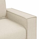 vidaXL Canapé Fauteuil Lin 60 cm