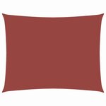 vidaXL Voile de parasol tissu oxford rectangulaire 4x6 m terre cuite