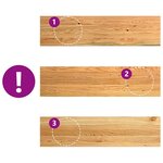 vidaXL Marches d'escalier 8 Pièces marron clair 100x25x2 cm chêne massif