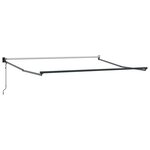vidaXL Store Rétractable Automatique Gris Clair 300x250 cm