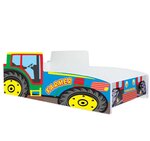 Lit enfant Tracteur coloré 140x70