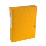 Boite De Classement Exabox Dos 60mm Carte Lustrée Scotten - A4 - Jaune - Exacompta