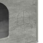 vidaXL Maison pour chat Béton 51 x 30 x 52 cm Bois d'ingénierie