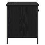 vidaXL Cabinet de chevet Chêne noir 40 x 42 x 50 cm Bois d'ingénierie
