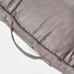 Coussin rehausseur pour canapé en suédine  Gris foncé - HOMESCAPES