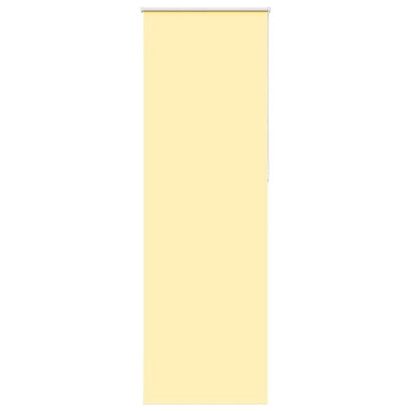 vidaXL Store enrouleur occultant jaune largeur du tissu 80 7 cm