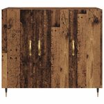 vidaXL Buffet Bois ancien 90 x 34 x 80 cm Bois d'ingénierie