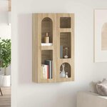 vidaXL Armoire suspendue avec étagère Chêne Sonoma 59 x 20 x 100 cm