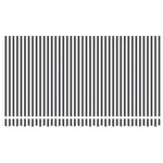 vidaXL Tissu de remplacement pour auvent pour cadre de 4x2 m en anthracite et blanc