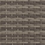 vidaXL Ensemble de jardin Gris polyrotin