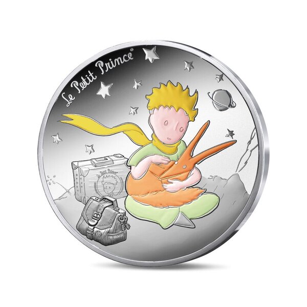 Le Petit Prince Monnaie de 10€ Argent BE renard
