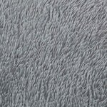 vidaXL Tapis shaggy à poils longs NAVARRA gris clair 200x200 cm