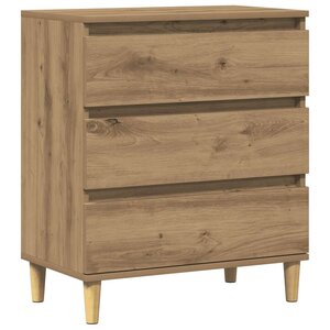 vidaXL Buffet chêne artisanal 60x35x70 cm bois d'ingénierie