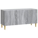 vidaXL Meuble TV 99 x 34 5 x 50 cm Sonoma gris Bois d'ingénierie