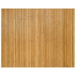 vidaXL Tapis rectangulaire naturel 80x100 cm bambou