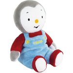 T'choupi Peluche bouillotte 21 cm avec micro perles d'argile