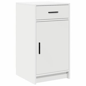 vidaXL Buffet Blanc 40 x 40.5 x 75 cm Bois d'ingénierie