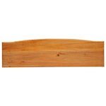 vidaXL Table console Naturel 115 x 32 x 76 cm Bois de Mahogany Massif
