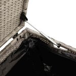 vidaXL Boîte de rangement de jardin gris clair 220x50x58 cm rotin