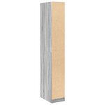 vidaXL Garde-robe sonoma gris 30x50x200 cm bois d'ingénierie