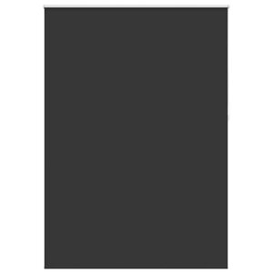 vidaXL Store enrouleur occultant 164 4 x 230 cm  largeur du tissu 160 cm  noir