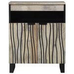 vidaXL Meubles et étagères de rangement pour médias Blanc et Noir