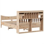 vidaXL Cadre de lit sans matelas 140x200 cm bois massif de pin